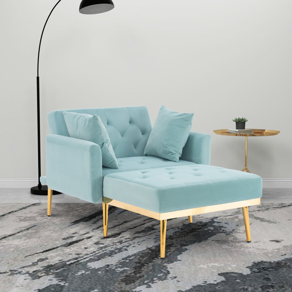 Everly Quinn Cordney Upholstered Chaise Lounge Wayfair